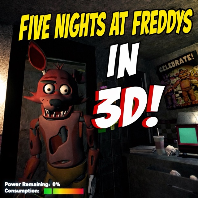 Five Nights at Freddy's in 3D gameplay
