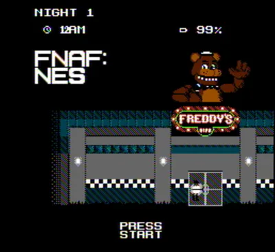 Five Nights at Freddy's: NES gameplay